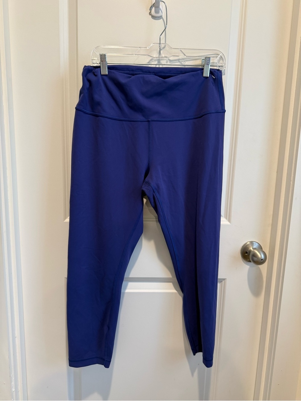 Lululemon Royal Blue High-Rise Cropped Leggings Size 14